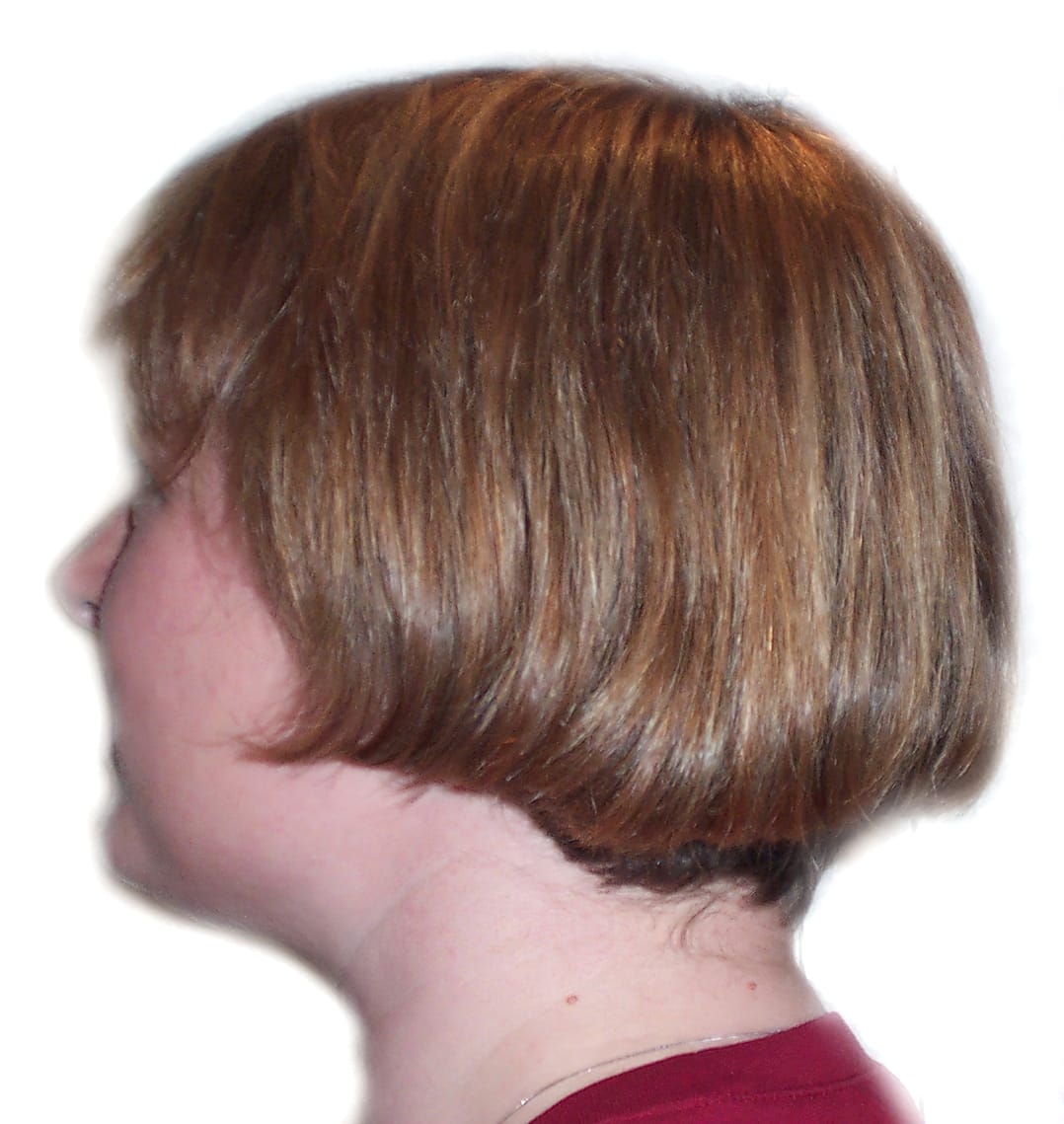 Before Picture - Short Bob to Shoulder Length